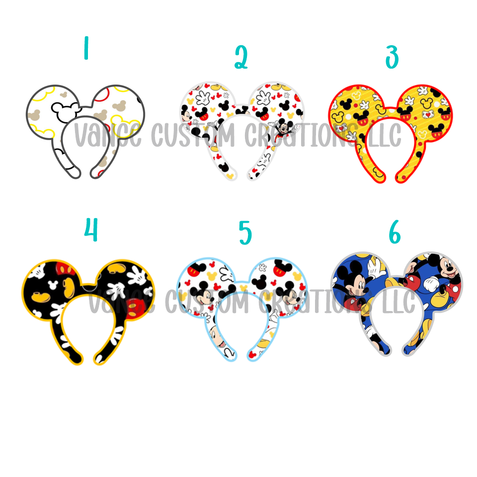 Mouse Ears Boy Freshie Mold Cardstock