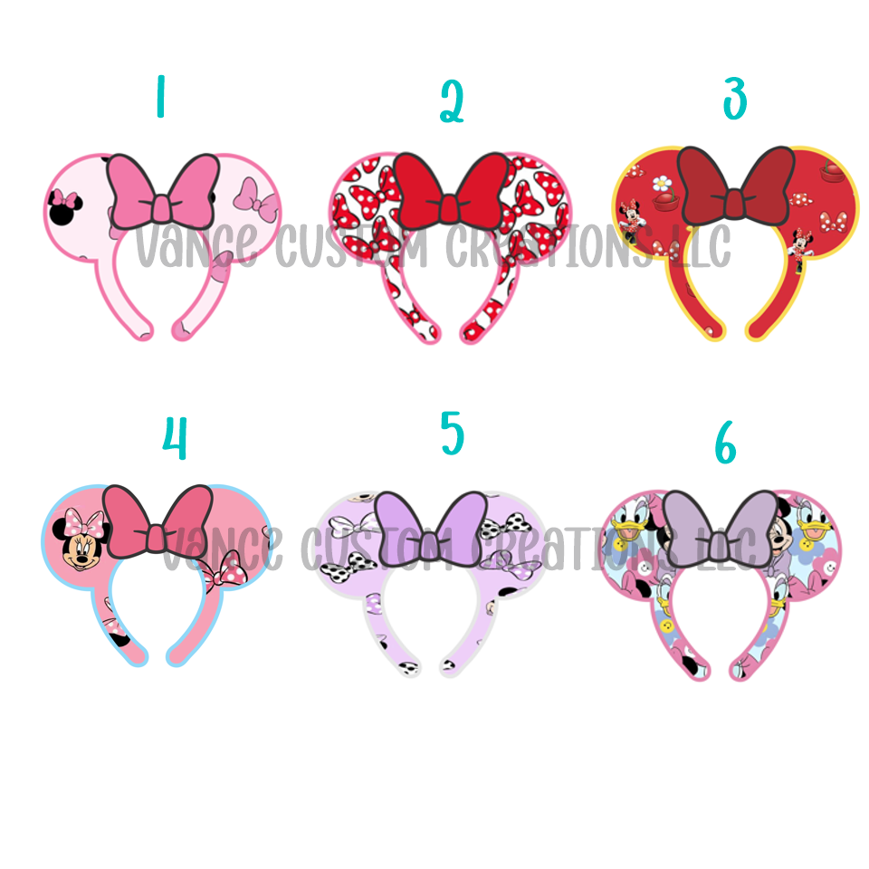 Mouse Ears Girl Freshie Mold Cardstock