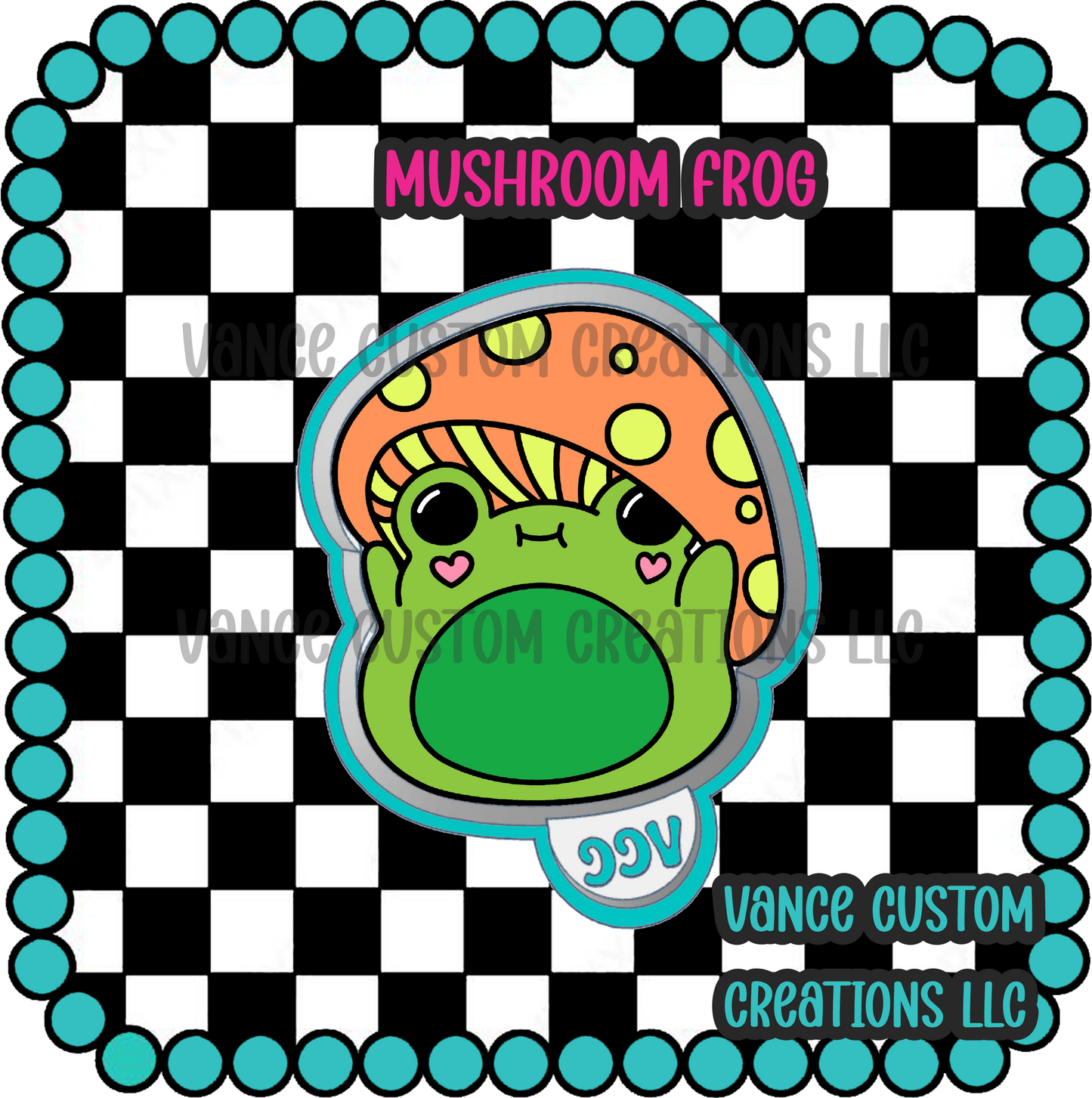 Mushroom Frog Freshie Mold