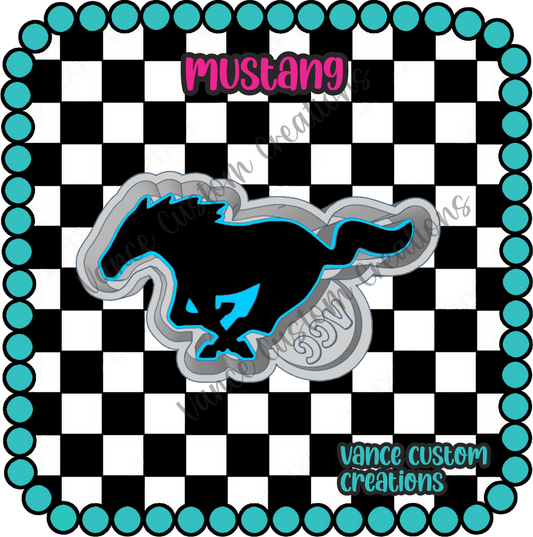 Mustang Freshie Mold