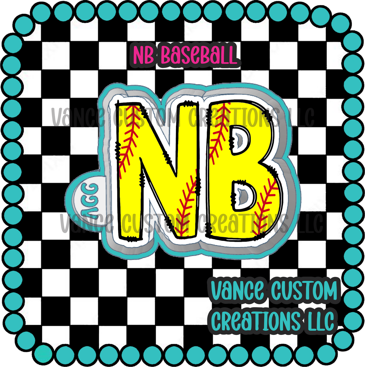 NB Baseball Freshie Mold