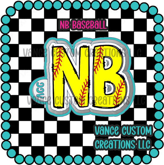 NB Baseball Freshie Mold