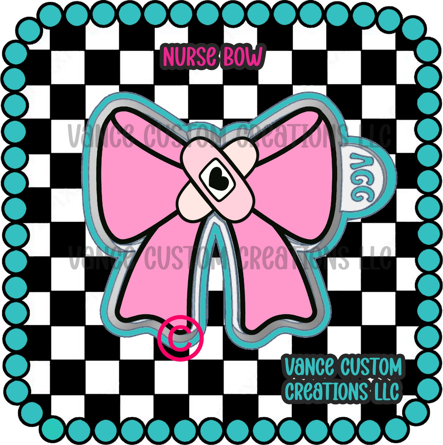 Nurse Bow Freshie Mold
