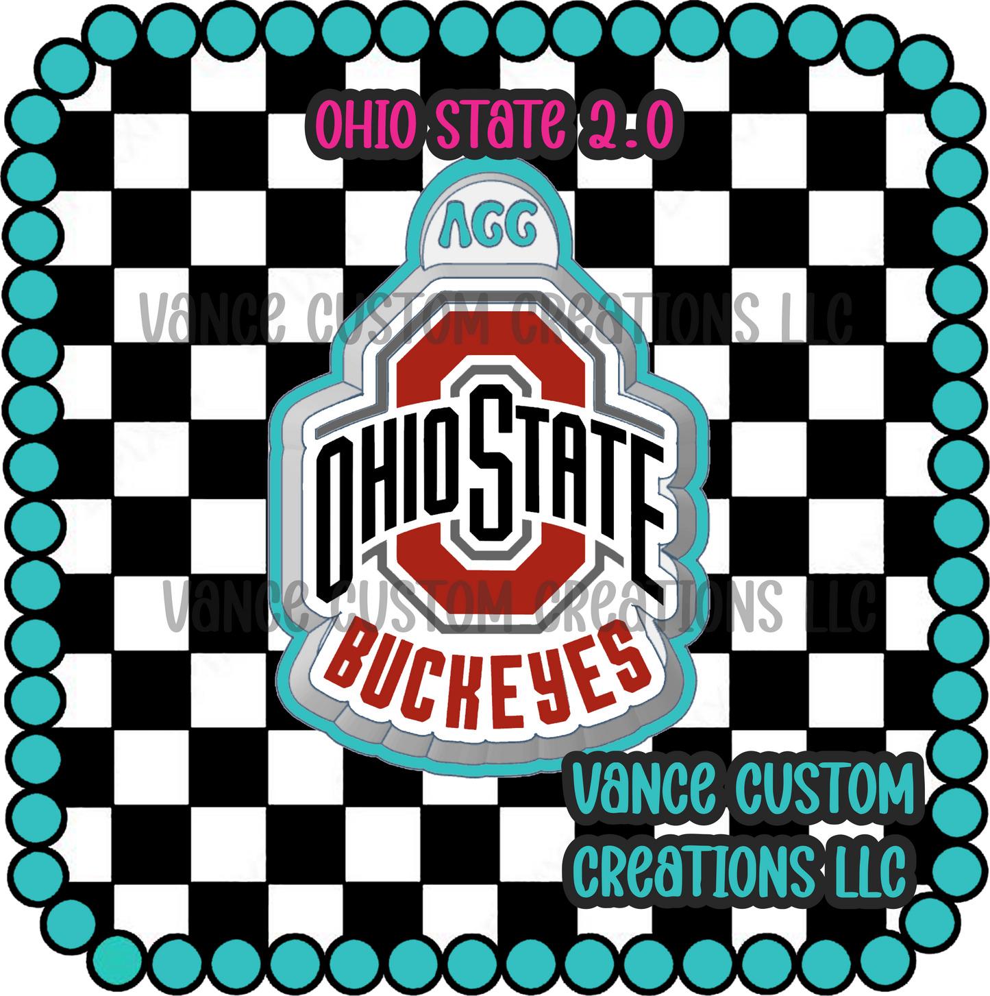 Ohio State 2.0 Freshie Mold