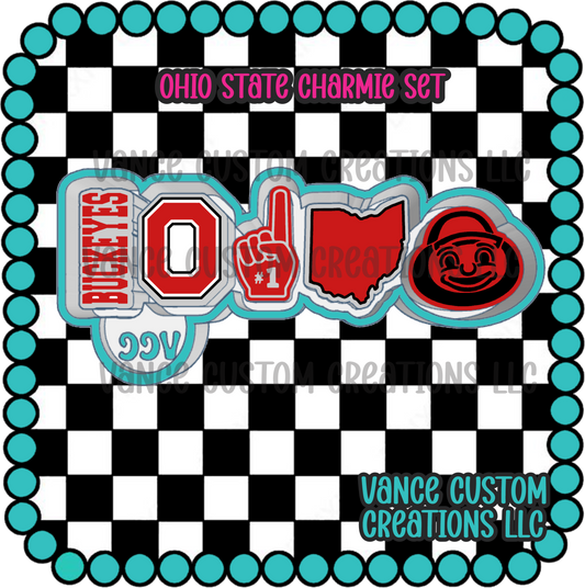 Ohio State Charmie Mold Set