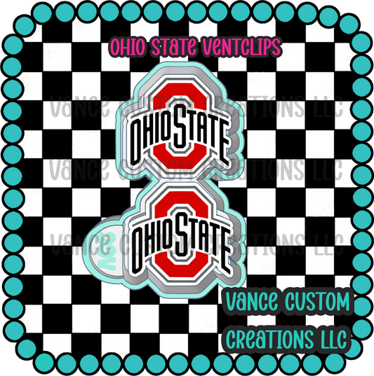 Ohio State Ventclip Freshie Mold