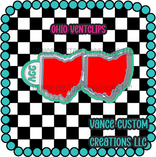 Ohio Ventclips Freshie Mold
