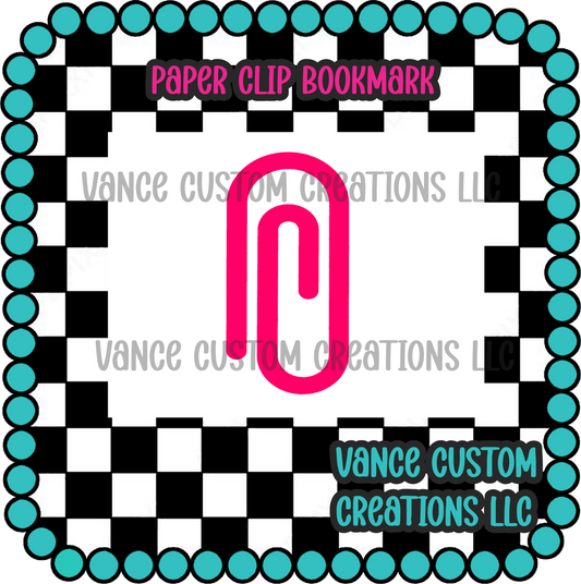 Jumbo Paper Clip Bookmark Blank