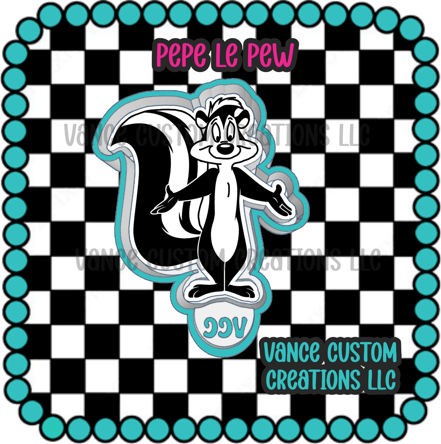 Pepe Le Pew Freshie Mold