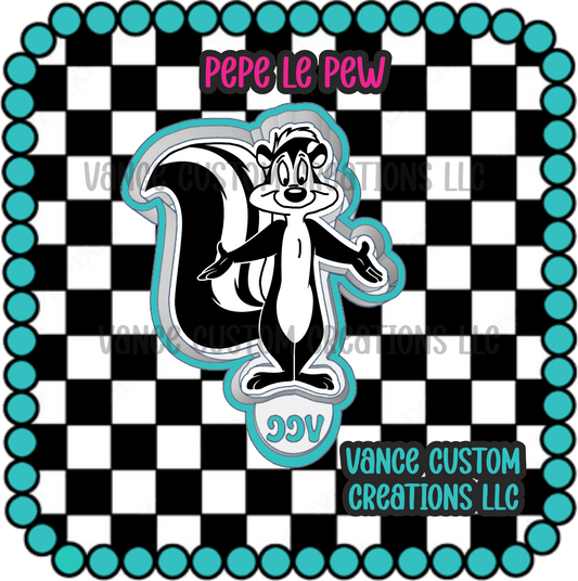 Pepe Le Pew Freshie Mold