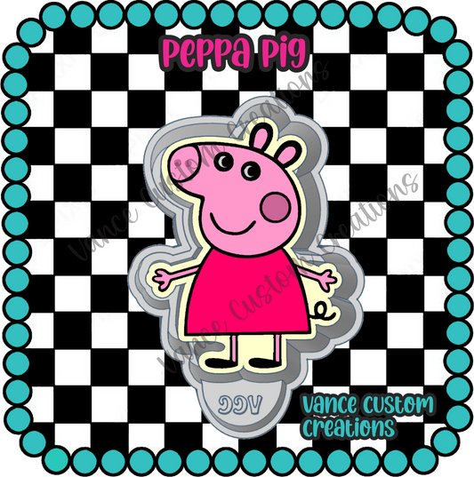 Peppa Pig Freshie Mold