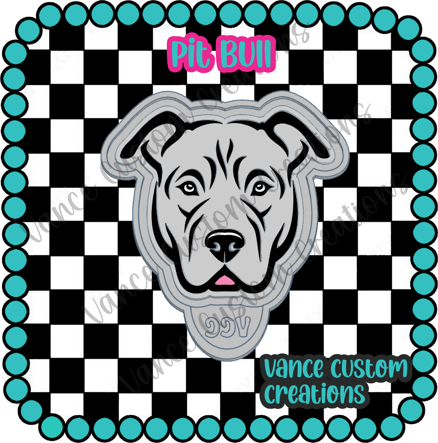 Pit Bull Freshie Mold