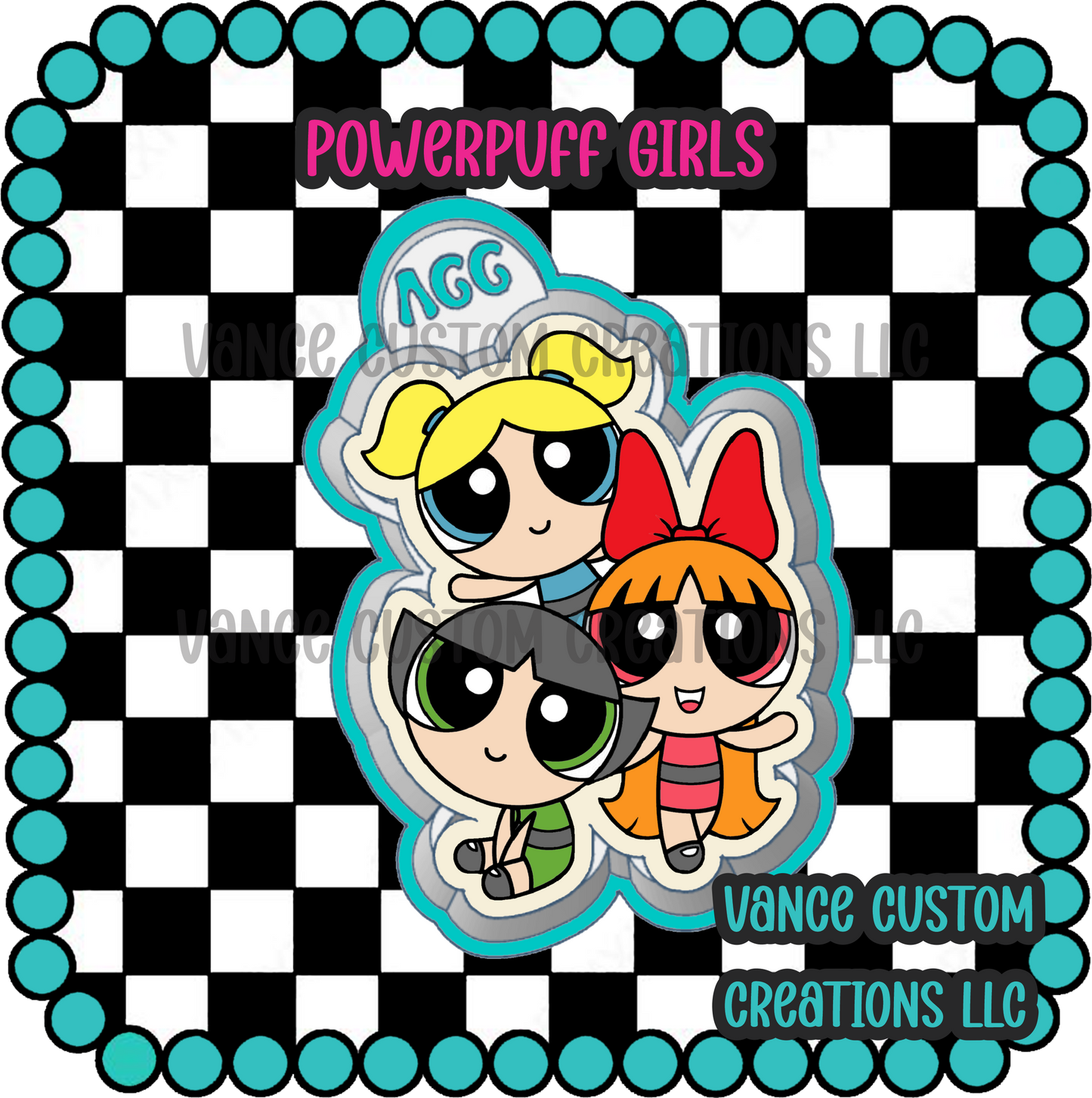 Powerpuff Girls Freshie Mold