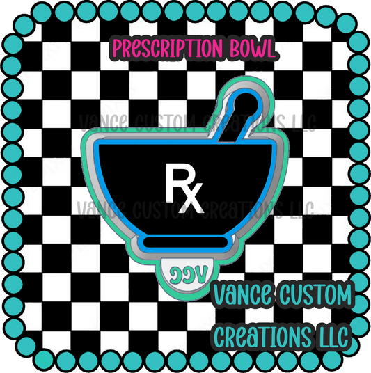 Prescription Bowl Freshie Mold
