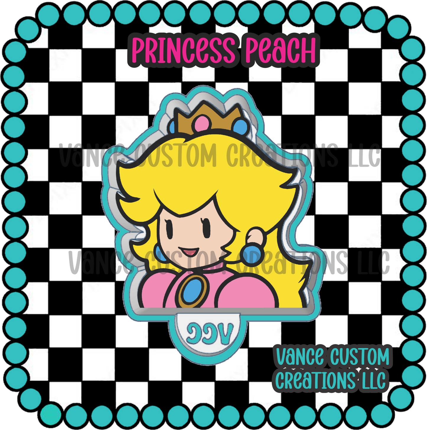 Princess Peach Freshie Mold