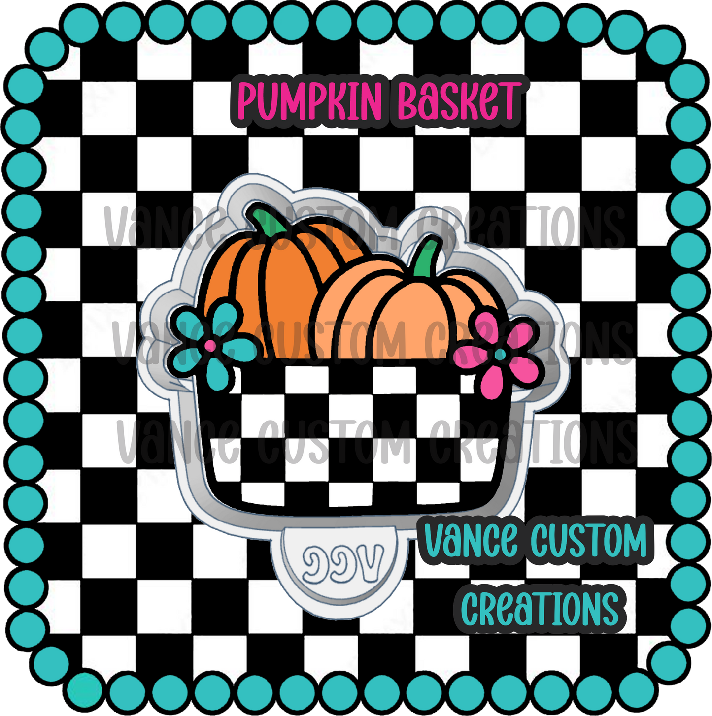 Pumpkin Basket Freshie Mold