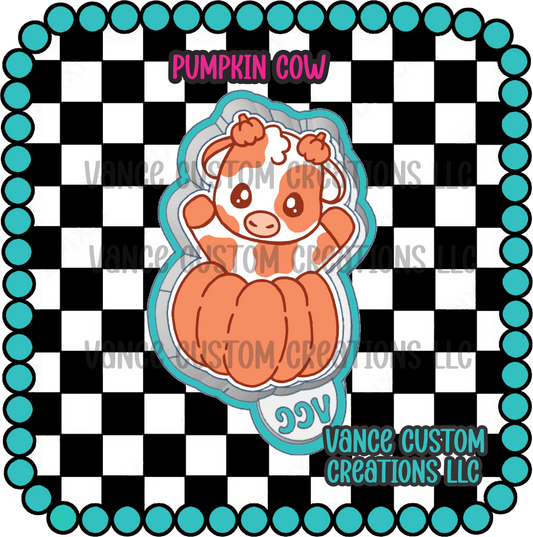 Pumpkin Cow Freshie Mold