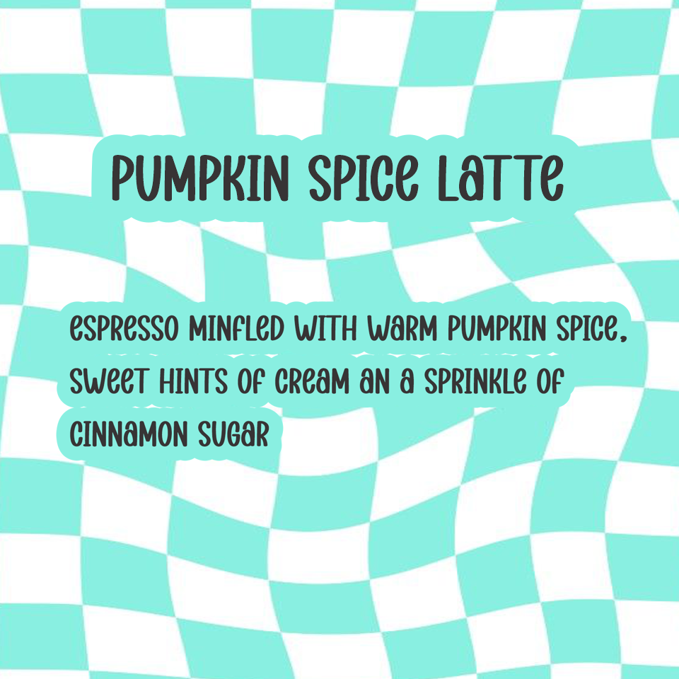 Pumpkin Spice Latte Scented Wax