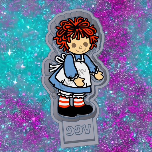 Raggedy Ann Freshie Mold
