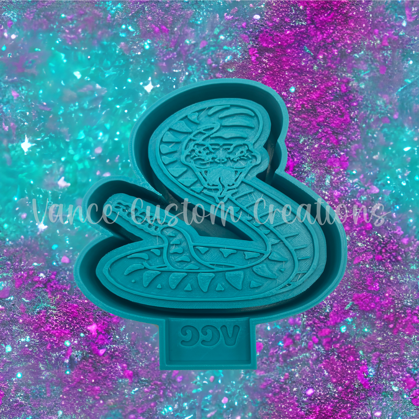 Rattlesnake Freshie Mold