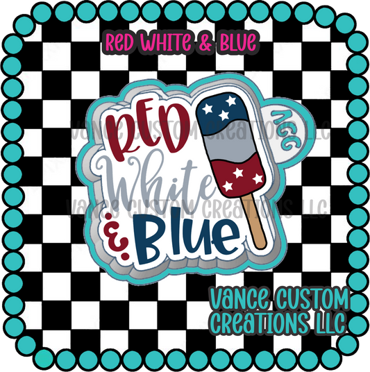 Red White & Blue Freshie Mold