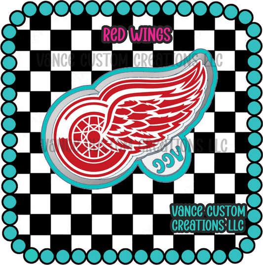 Red Wings Freshie Mold