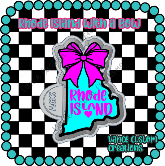Rhode Island With A Bow Freshie Mold