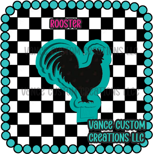 Rooster Freshie Mold