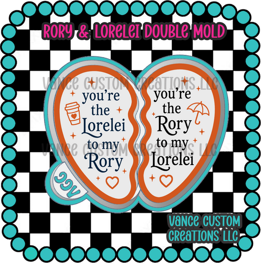 Rory & Lorelei Freshie Mold