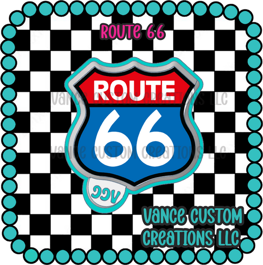 Route 66 Freshie Mold