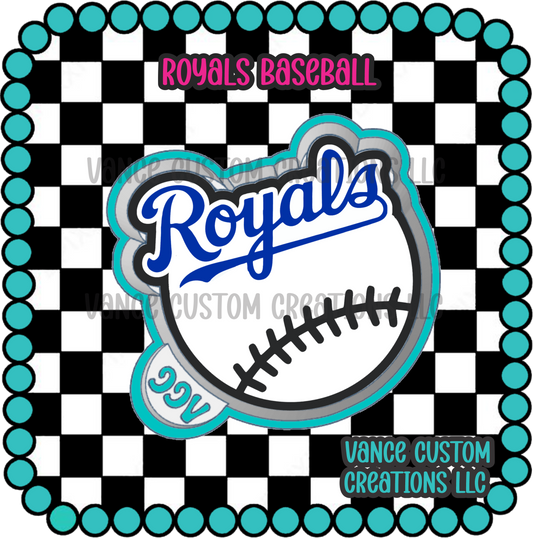 Royals Baseball Freshie Mold