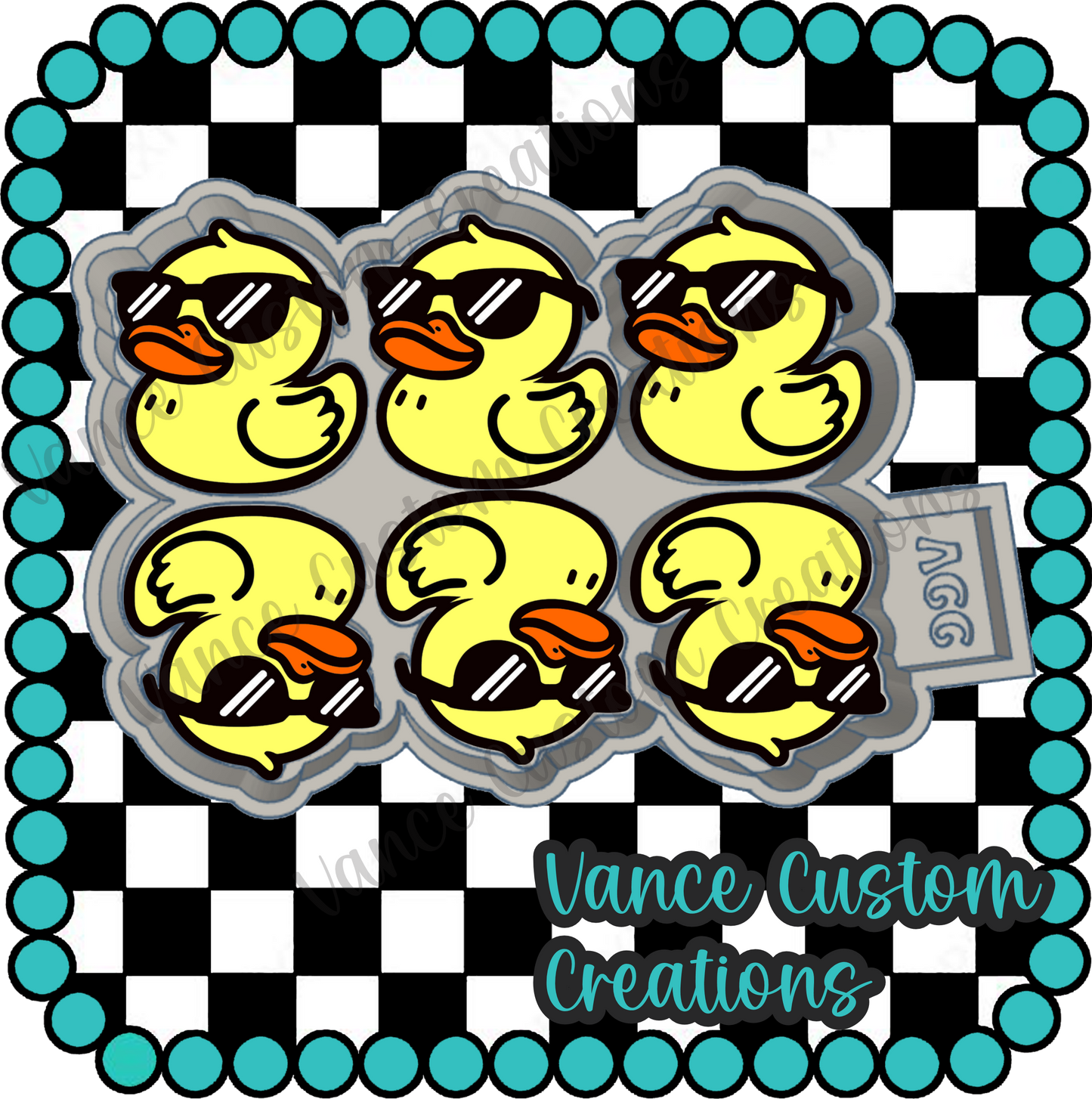 Rubber Duck Wax Melt Mold