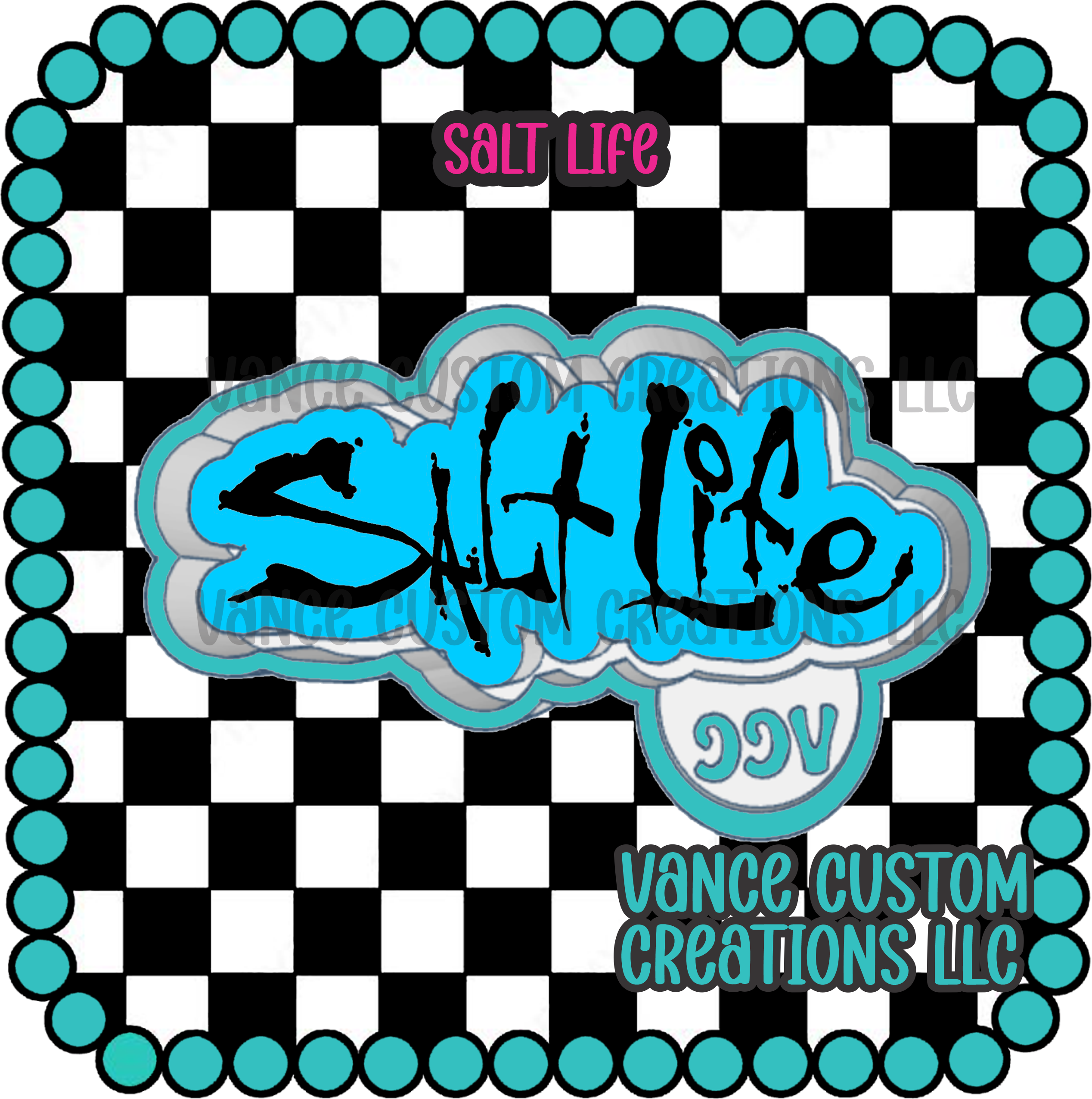 Salt Life Freshie Mold – Vance Custom Creations