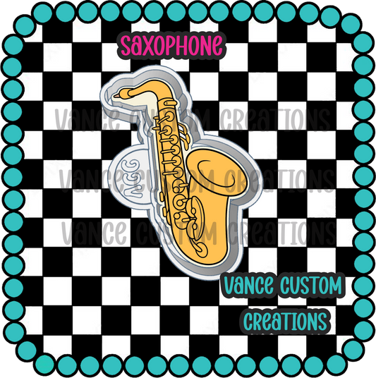 Saxophone Freshie Mold