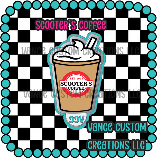 Scooter's Coffee Freshie Mold
