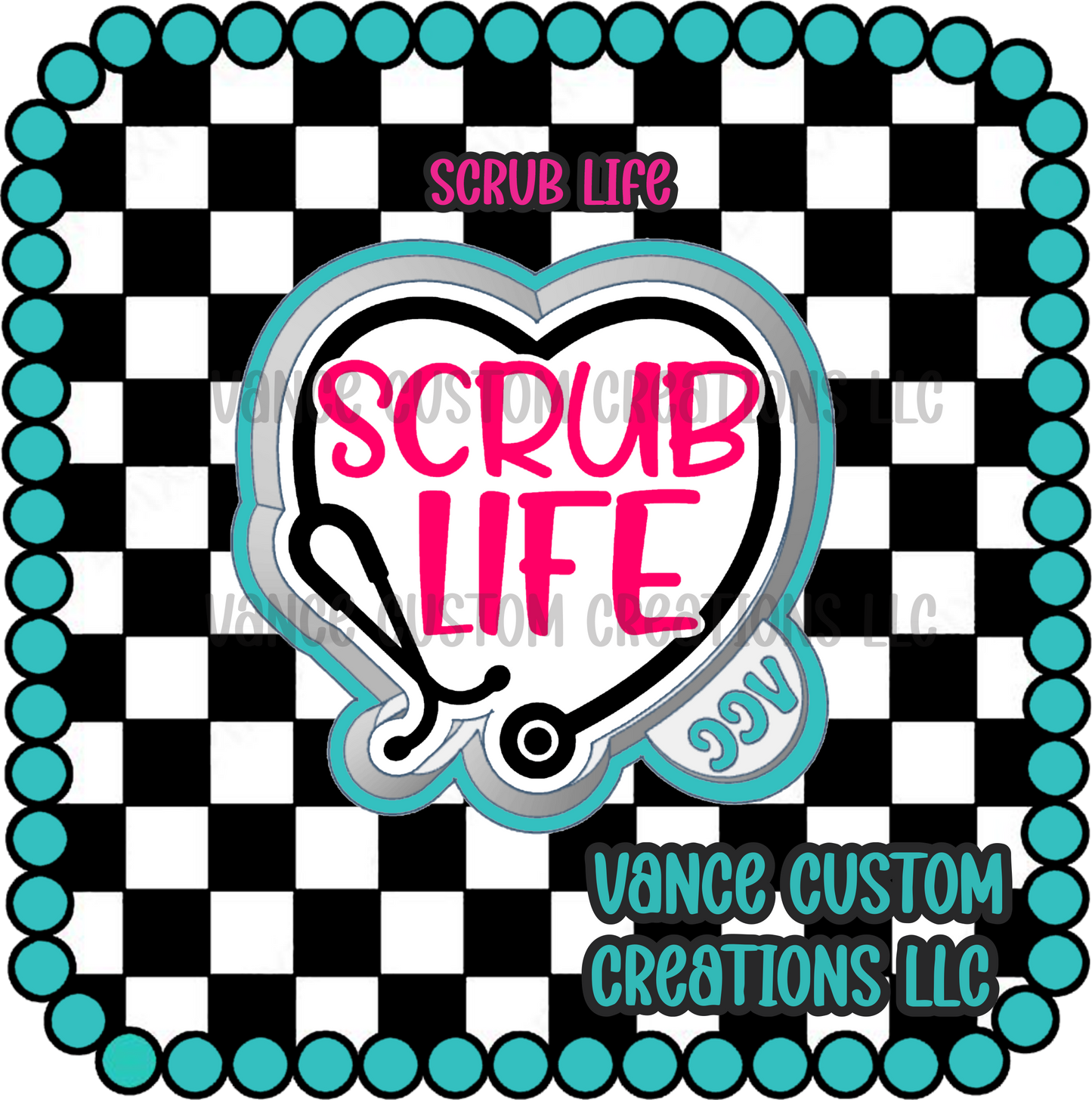 Scrub Life Freshie Mold