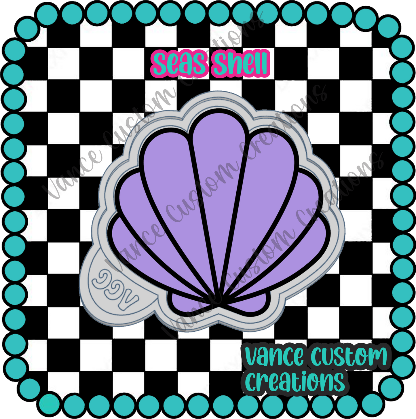 Sea Shell Freshie Mold