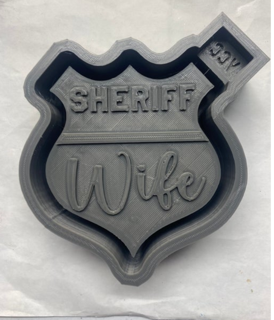 Sheriff Wife Freshie Mold
