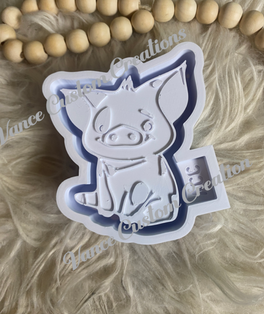 Sitting Pig Freshie Mold