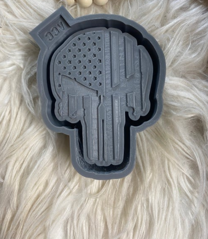 Skull With Flag