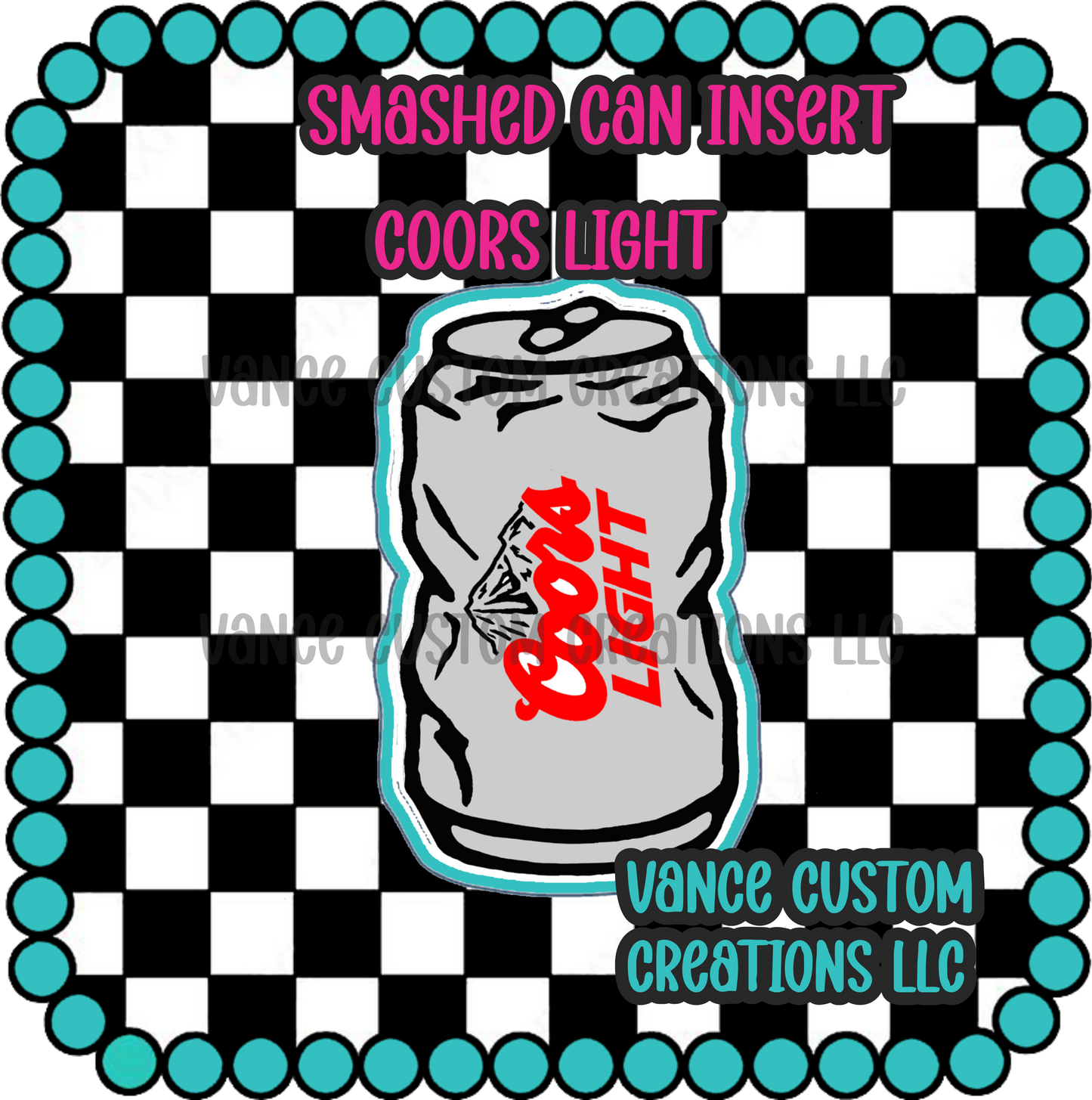 Smashed Can Freshie Mold Inserts