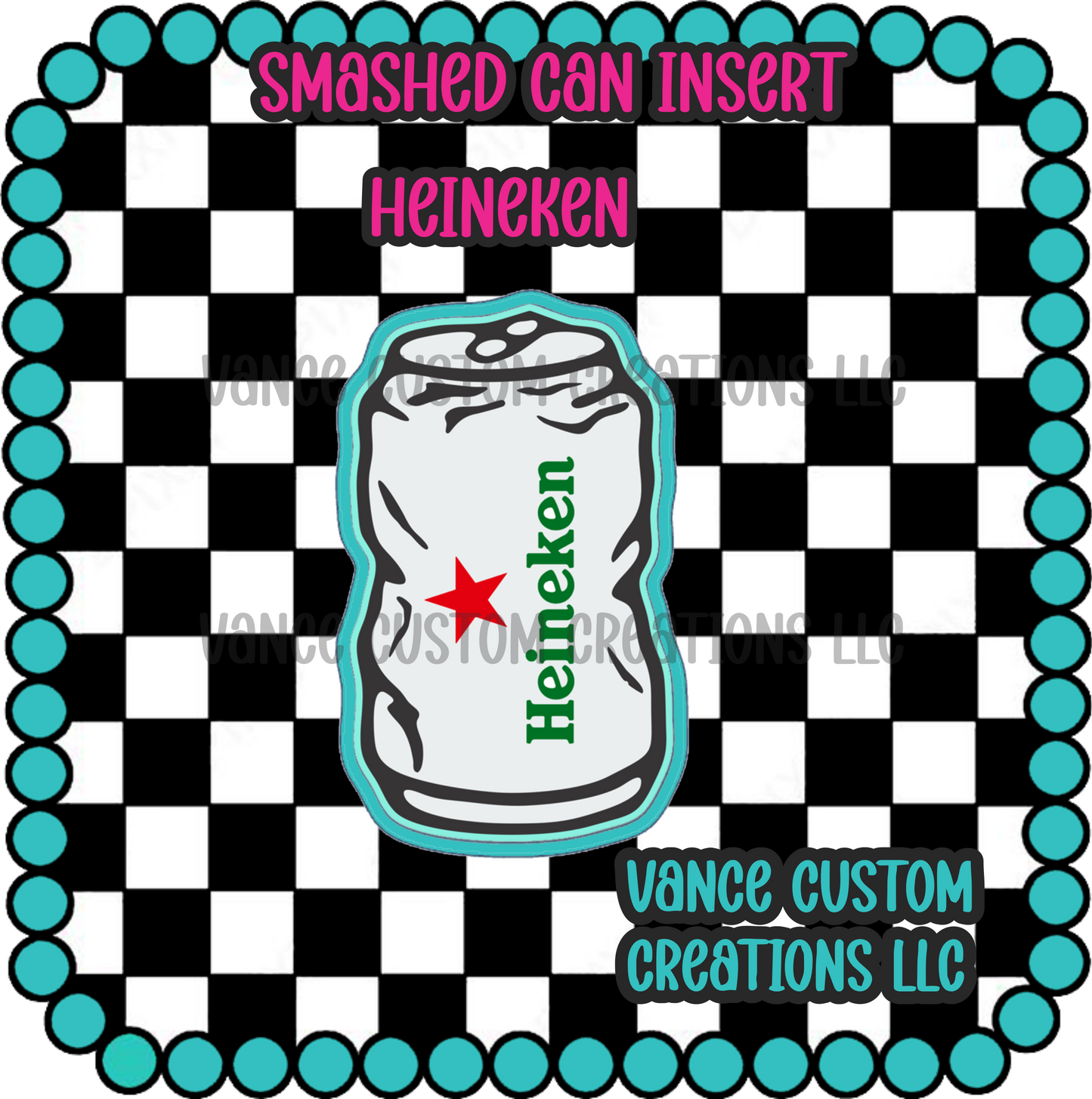 Smashed Can Freshie Mold Inserts