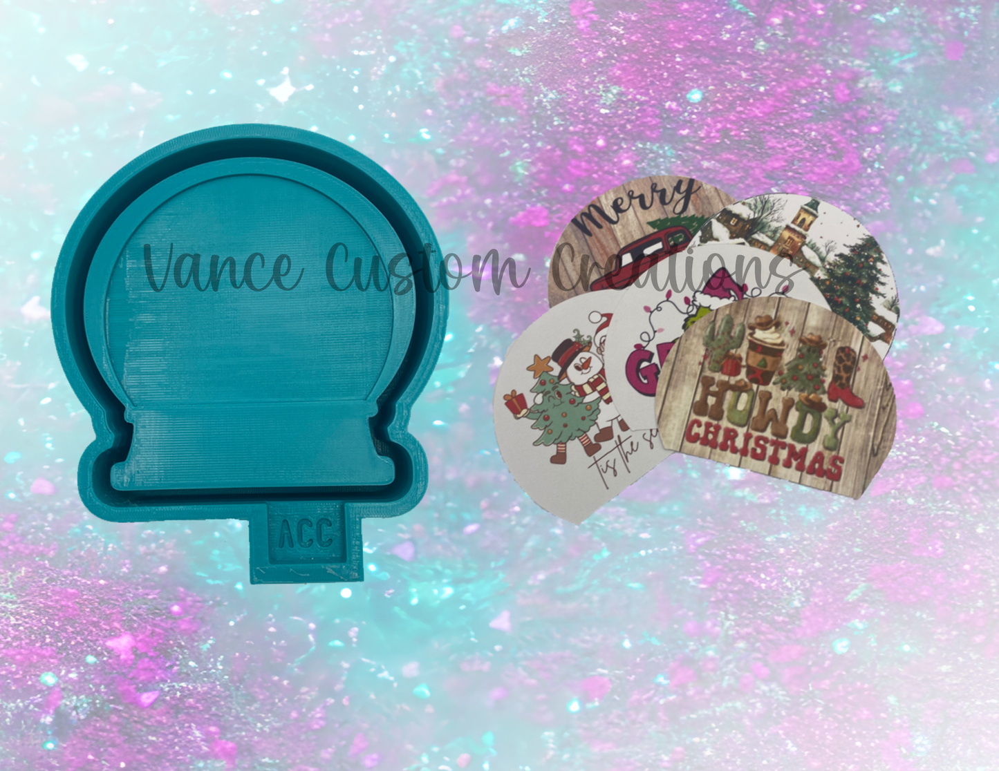 Snow globe Freshie Mold