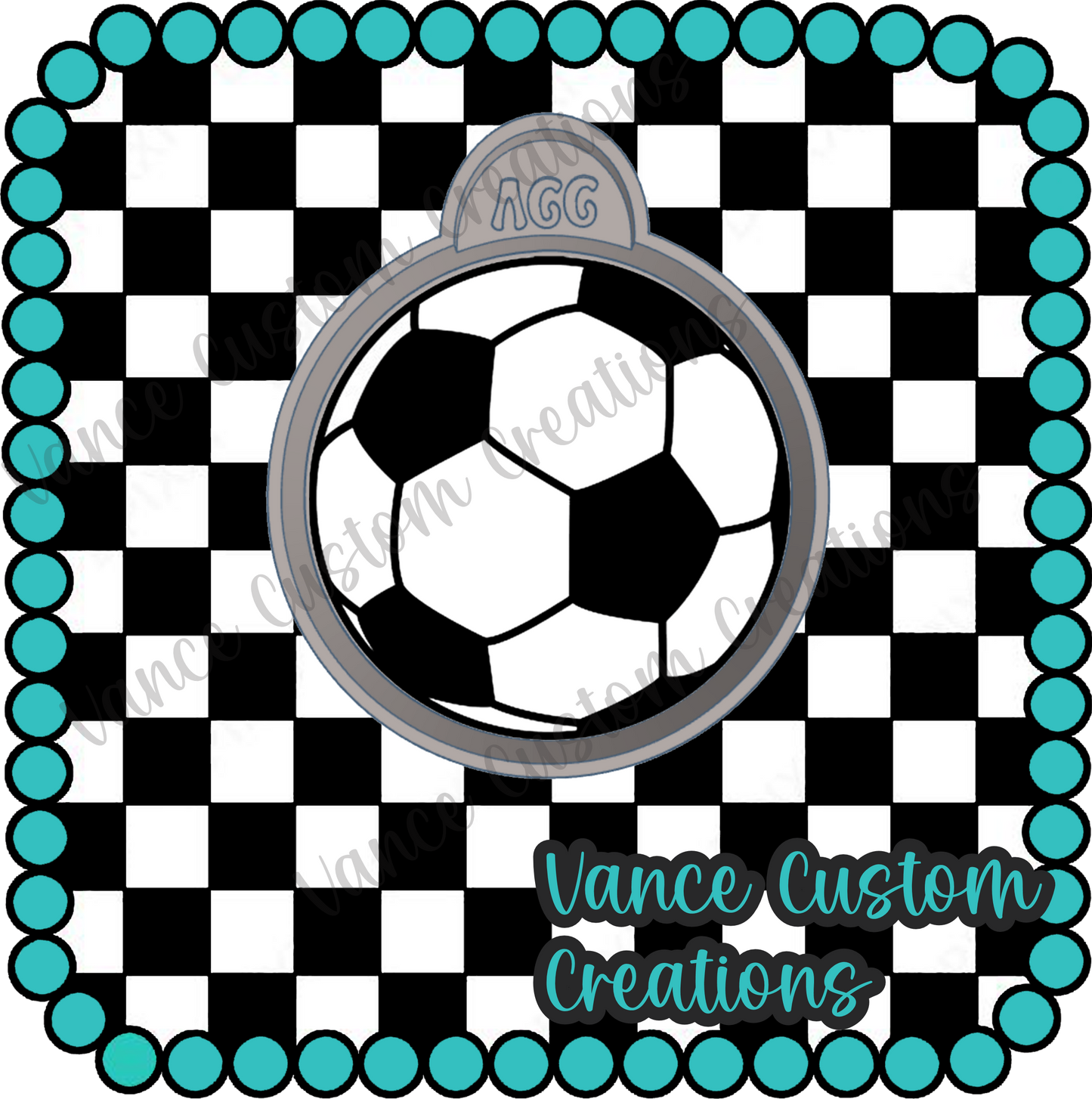 Soccer Ball Freshie Mold