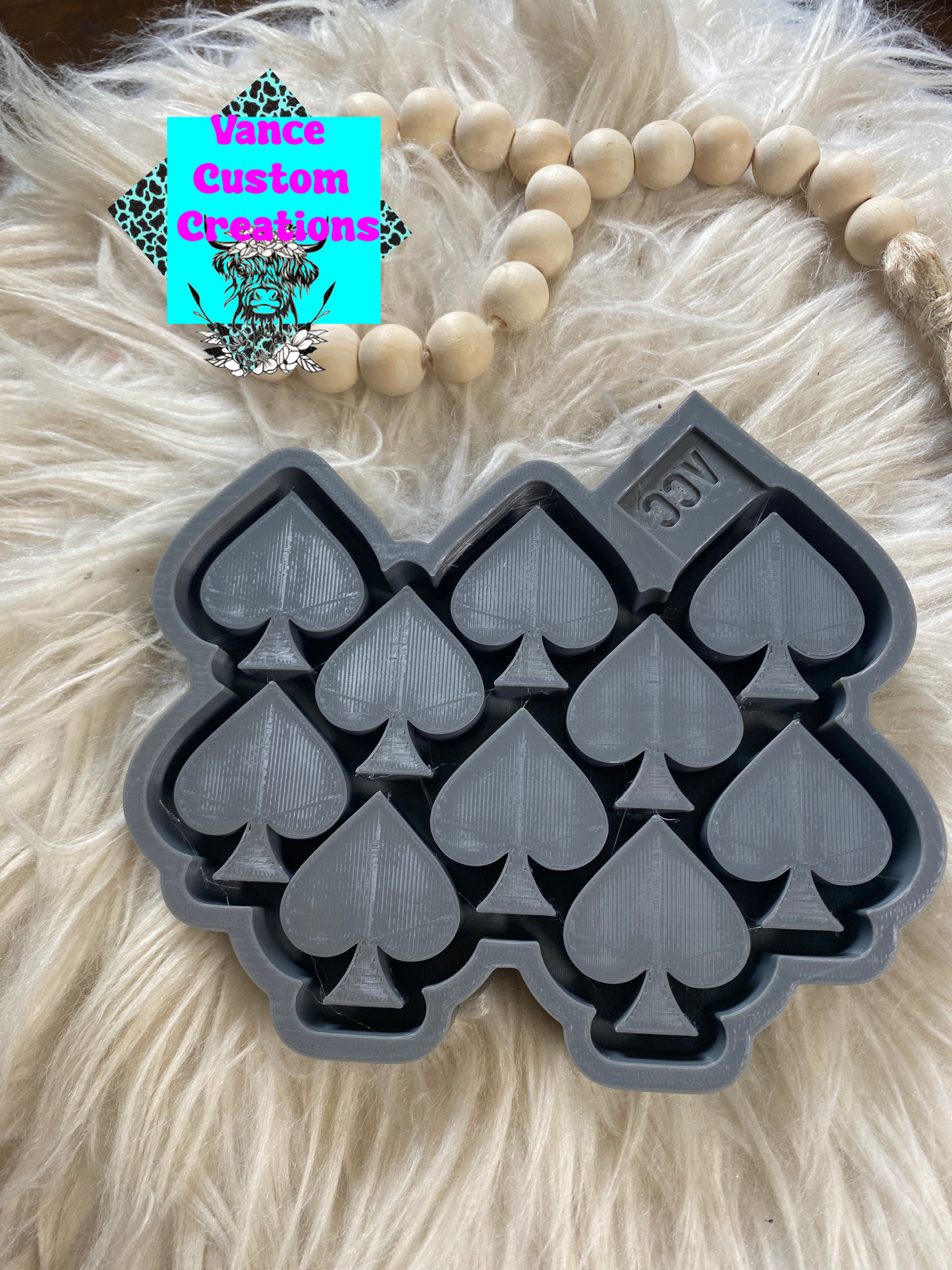 Spade Wax Melt Mold