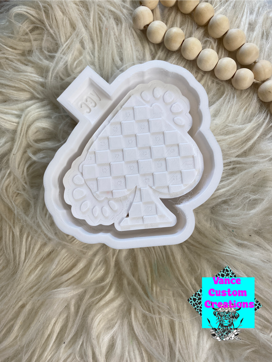 Spade and Concho Freshie Mold