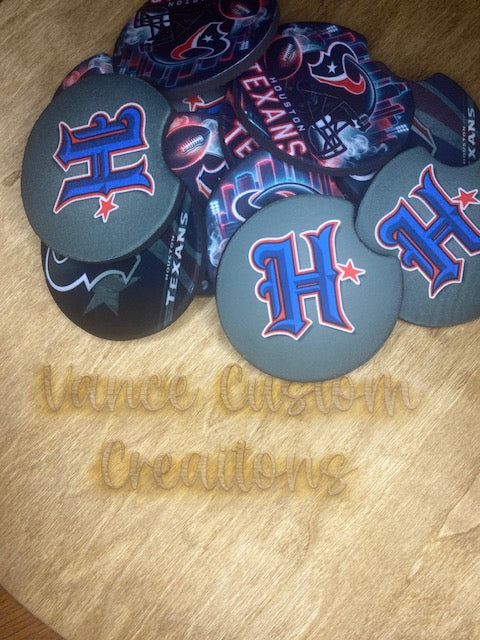 Sports Team Car Coasters