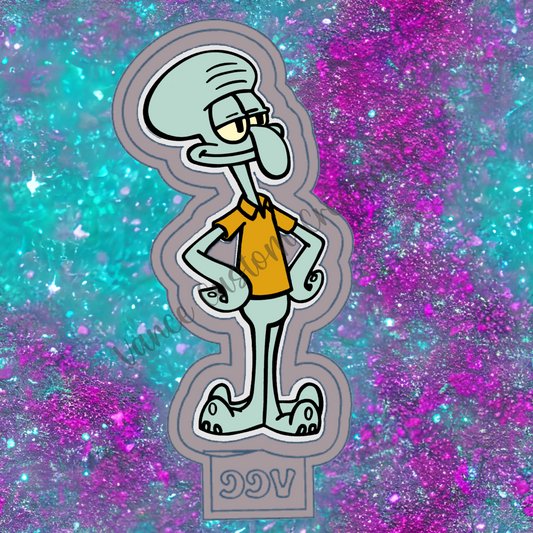 Squidward Freshie Mold