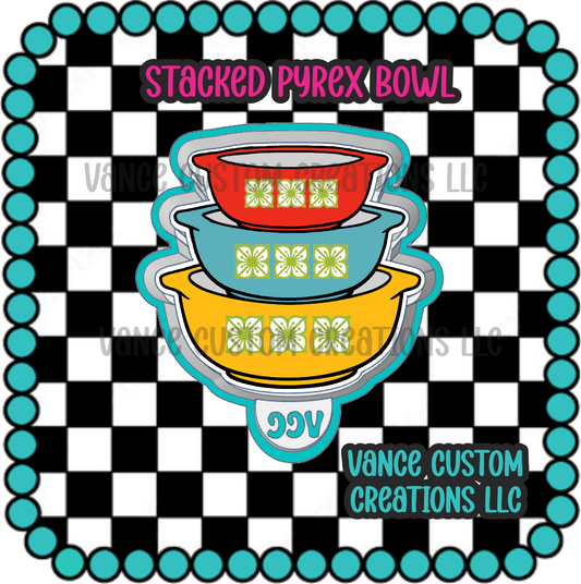 Stacking Pyrex Bowls Freshie Mold
