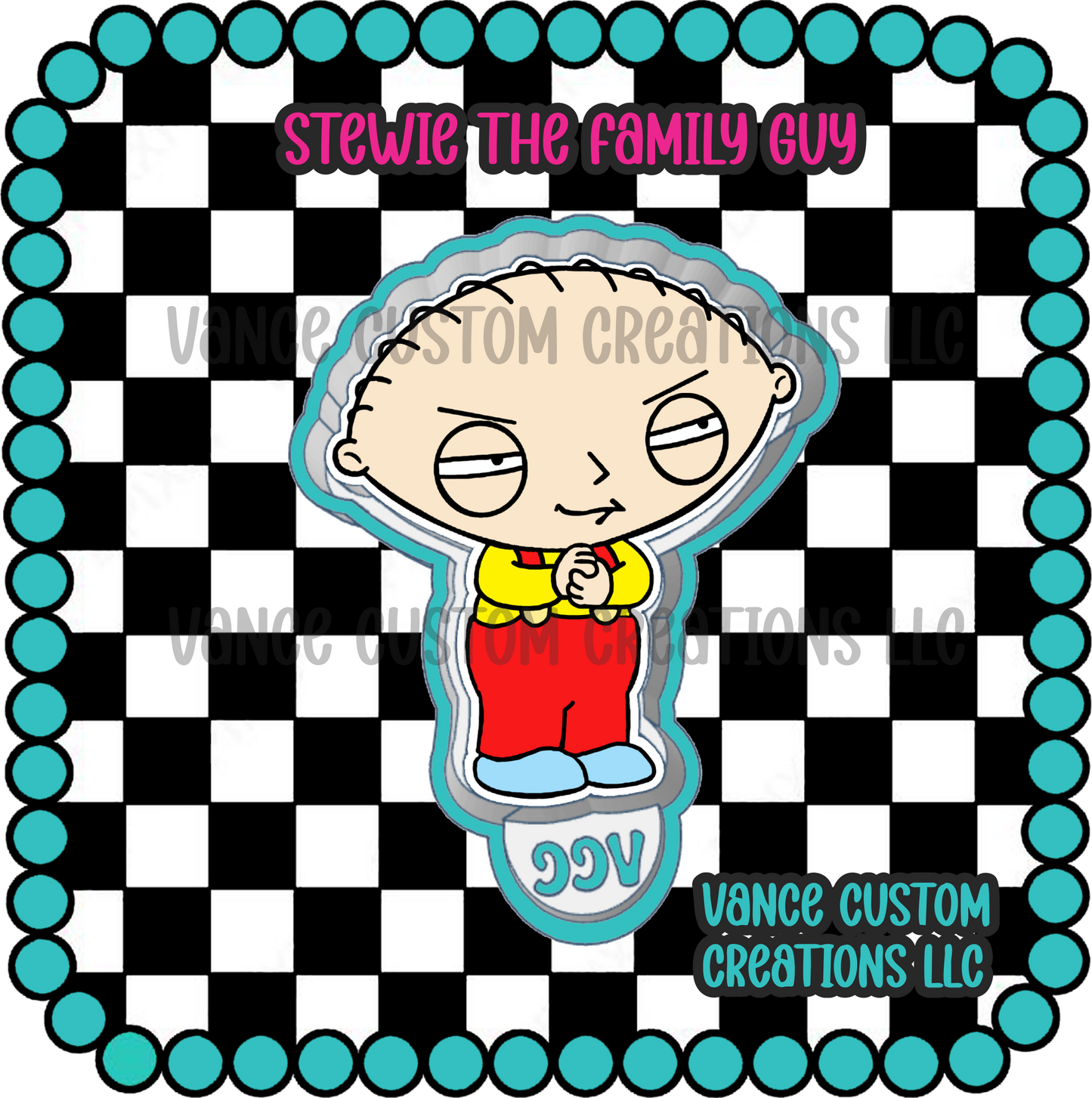 Stewie The Family Guy Freshie Mold